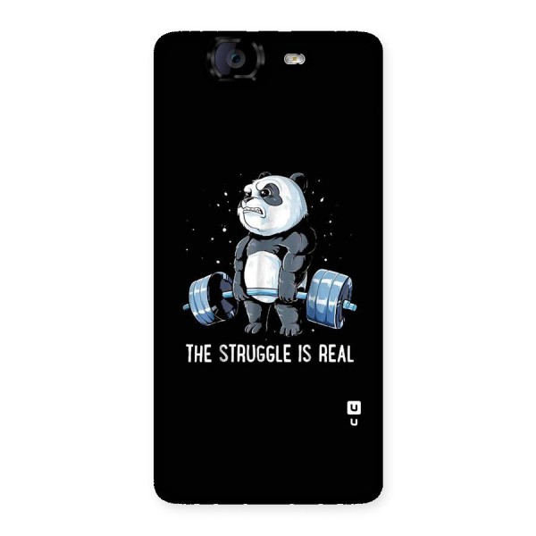 Struggle is Real Panda Back Case for Canvas Knight A350