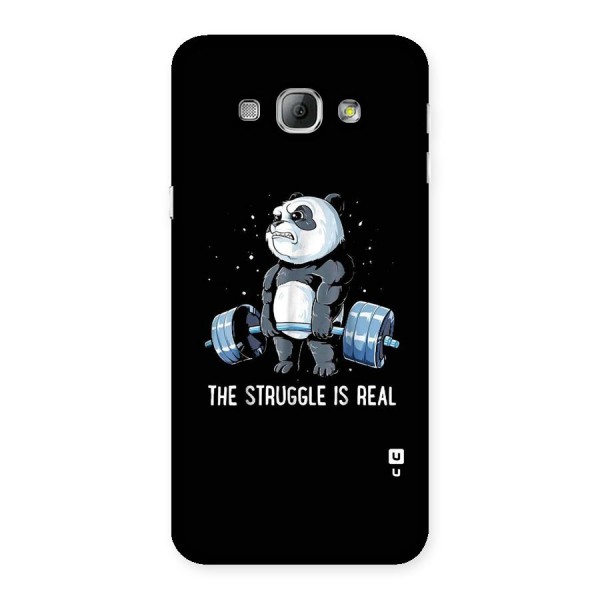 Struggle is Real Panda Back Case for Galaxy A8