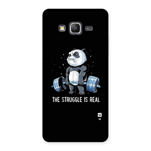 Struggle is Real Panda Back Case for Galaxy Grand Prime