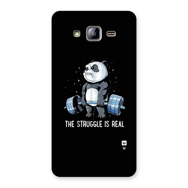 Struggle is Real Panda Back Case for Galaxy On5