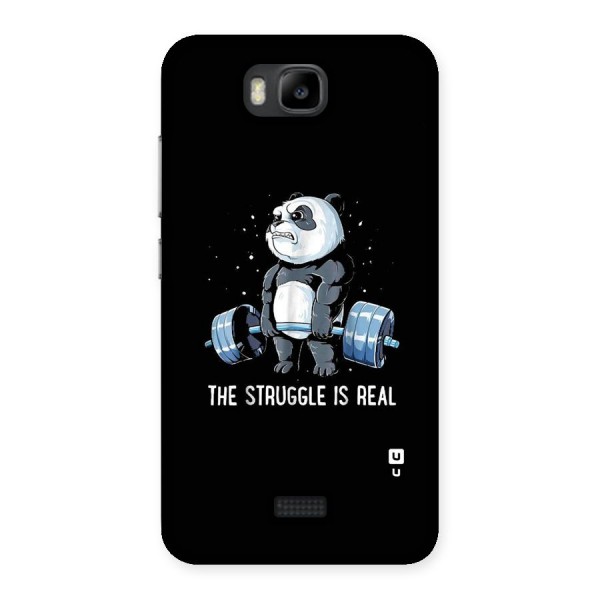 Struggle is Real Panda Back Case for Honor Bee