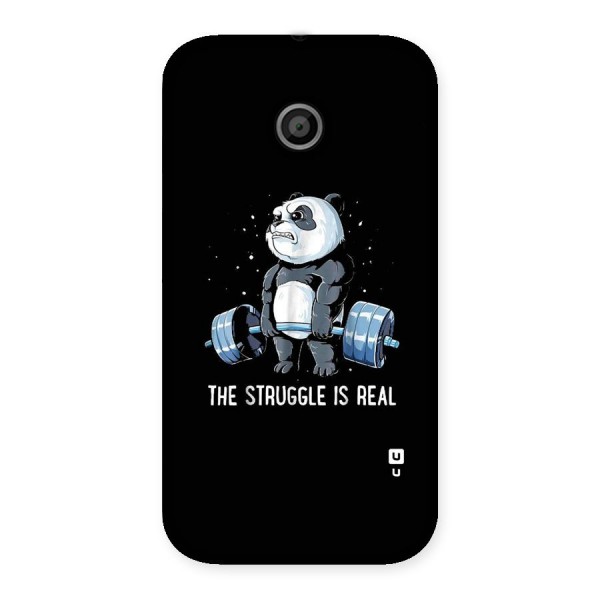 Struggle is Real Panda Back Case for Moto E