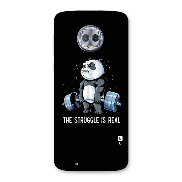 Struggle is Real Panda Back Case for Moto G6