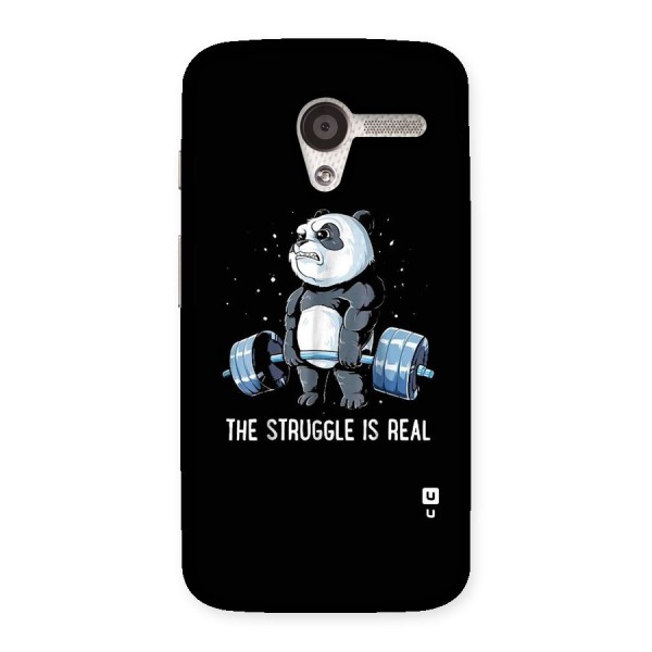 Struggle is Real Panda Back Case for Moto X