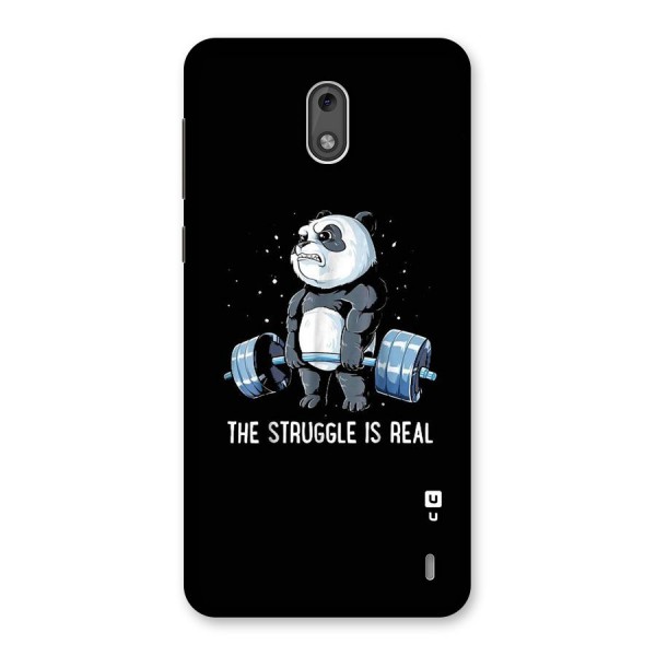 Struggle is Real Panda Back Case for Nokia 2