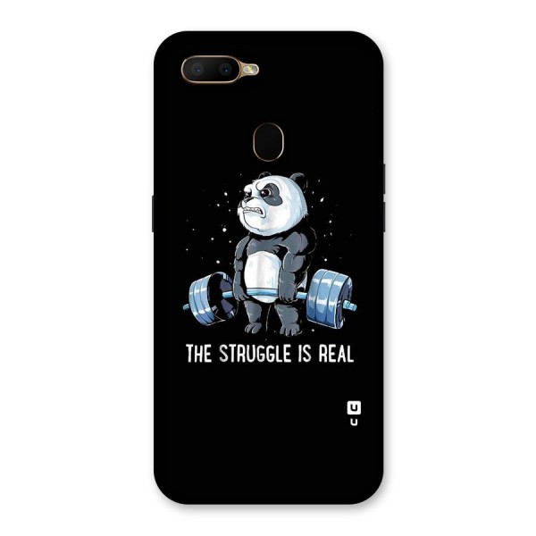 Struggle is Real Panda Back Case for Oppo A5s