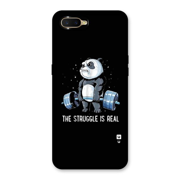 Struggle is Real Panda Back Case for Oppo K1