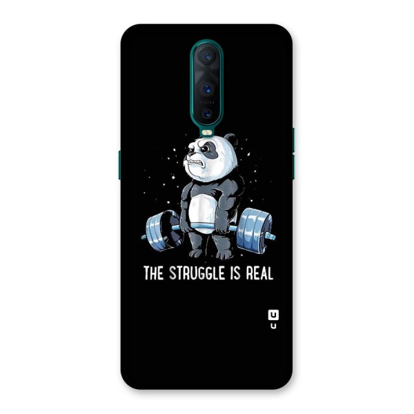 Struggle is Real Panda Back Case for Oppo R17 Pro