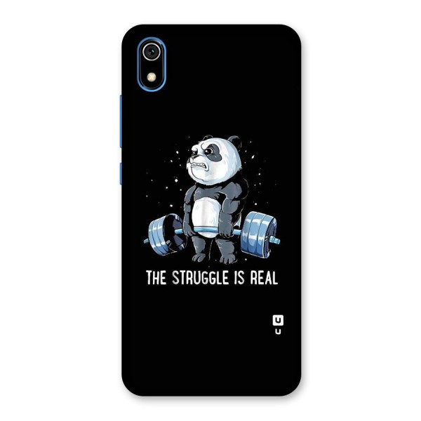 Struggle is Real Panda Back Case for Redmi 7A