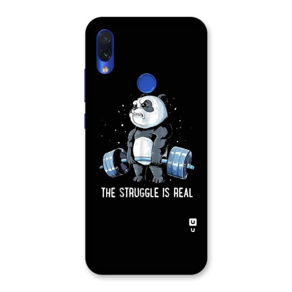 Struggle is Real Panda Back Case for Redmi Note 7