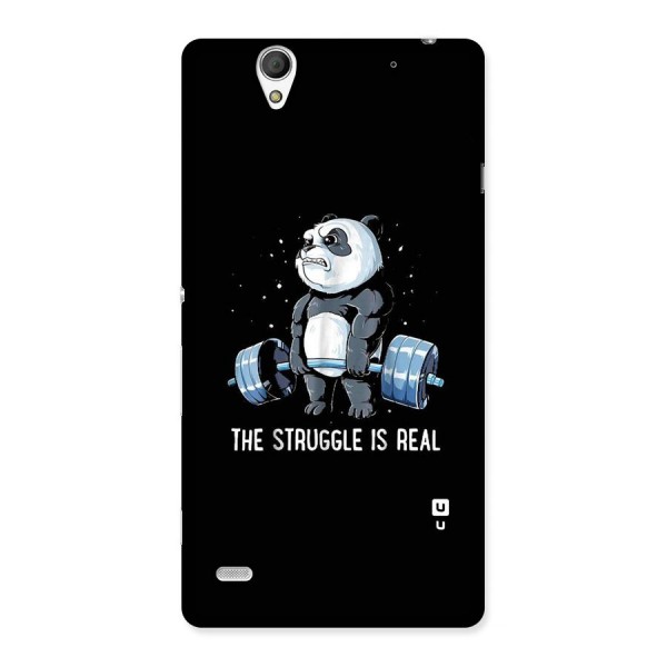 Struggle is Real Panda Back Case for Sony Xperia C4