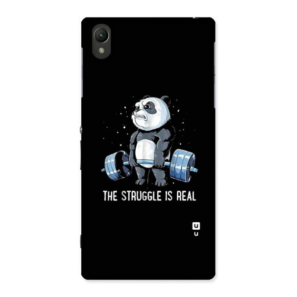 Struggle is Real Panda Back Case for Sony Xperia Z1