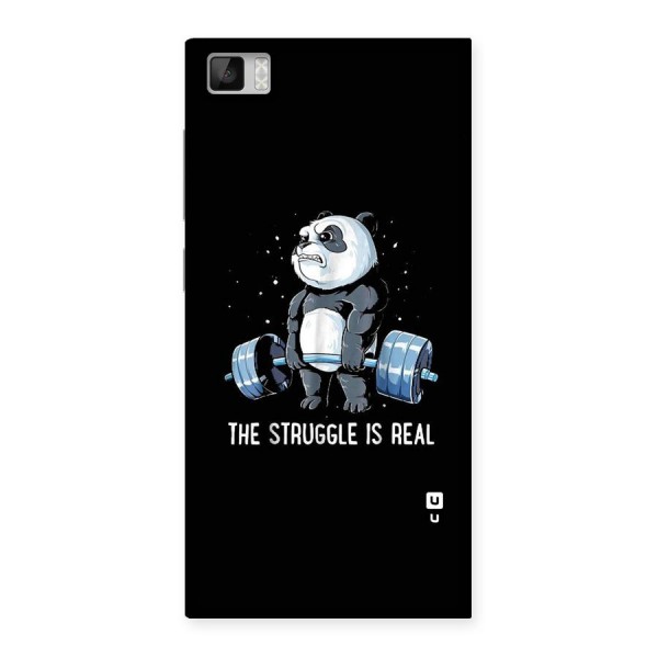 Struggle is Real Panda Back Case for Xiaomi Mi3