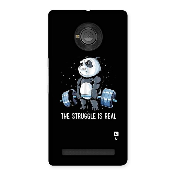 Struggle is Real Panda Back Case for Yu Yuphoria