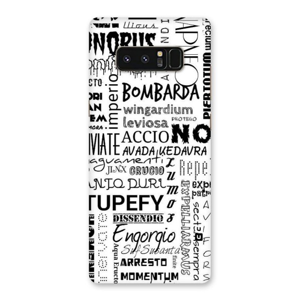 Stupefy Back Case for Galaxy Note 8