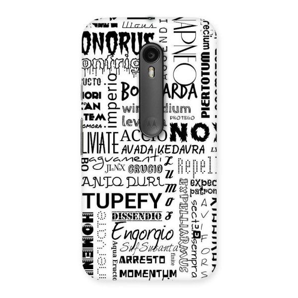 Stupefy Back Case for Moto G3