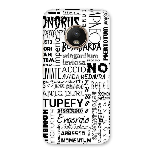 Stupefy Back Case for Moto G5 Plus