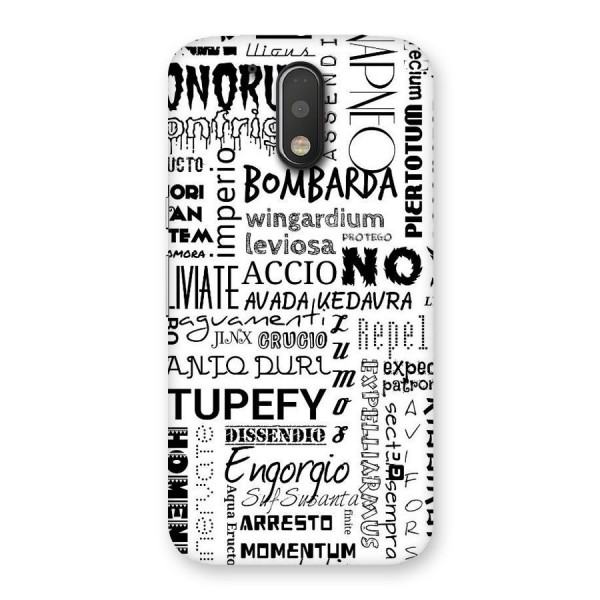 Stupefy Back Case for Motorola Moto G4