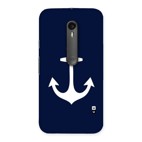 Stylish Anchor Design Back Case for Moto G3