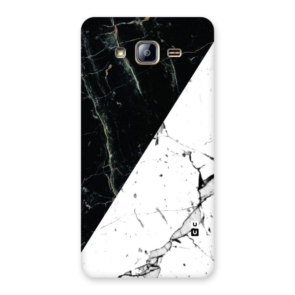 Stylish Diagonal Marble Back Case for Galaxy On5