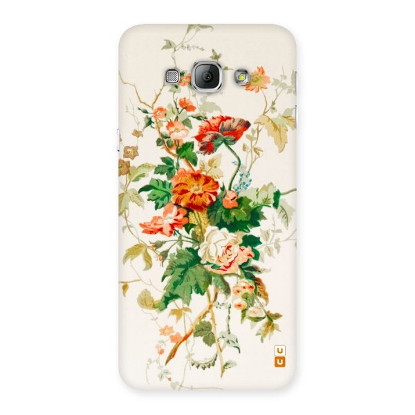 Summer Floral Back Case for Galaxy A8