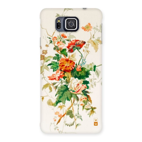 Summer Floral Back Case for Galaxy Alpha