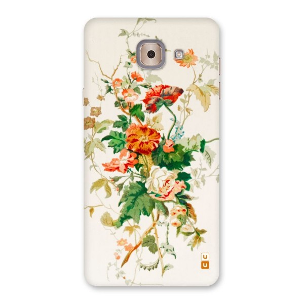 Summer Floral Back Case for Galaxy J7 Max