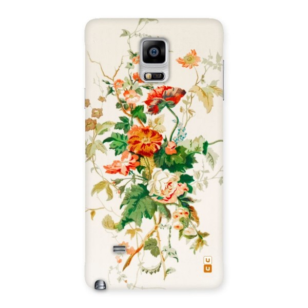 Summer Floral Back Case for Galaxy Note 4