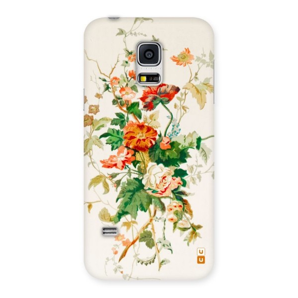 Summer Floral Back Case for Galaxy S5 Mini