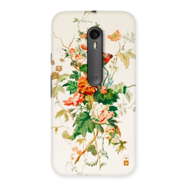 Summer Floral Back Case for Moto G3