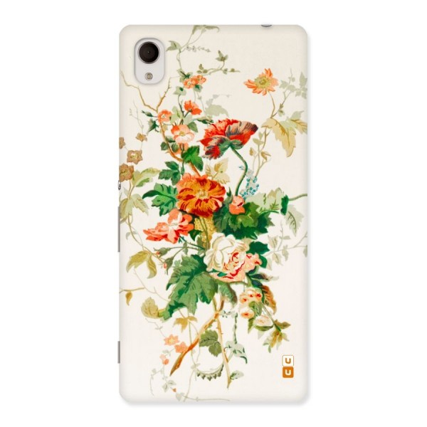 Summer Floral Back Case for Sony Xperia M4