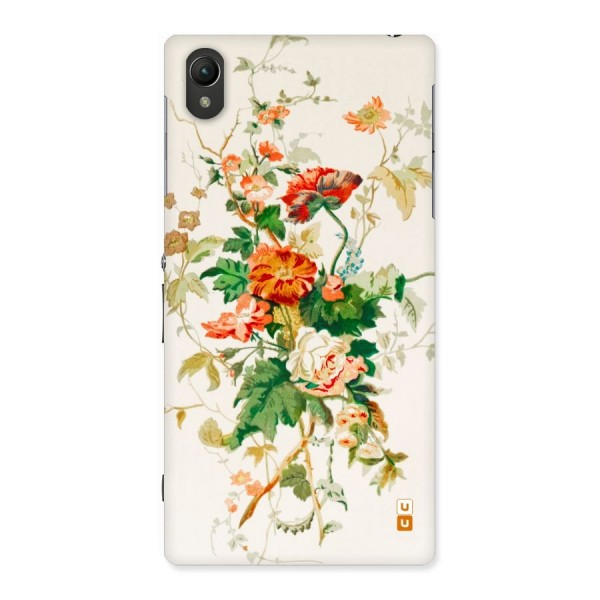 Summer Floral Back Case for Sony Xperia Z1