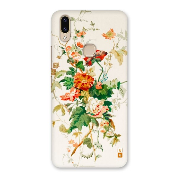 Summer Floral Back Case for Vivo V9