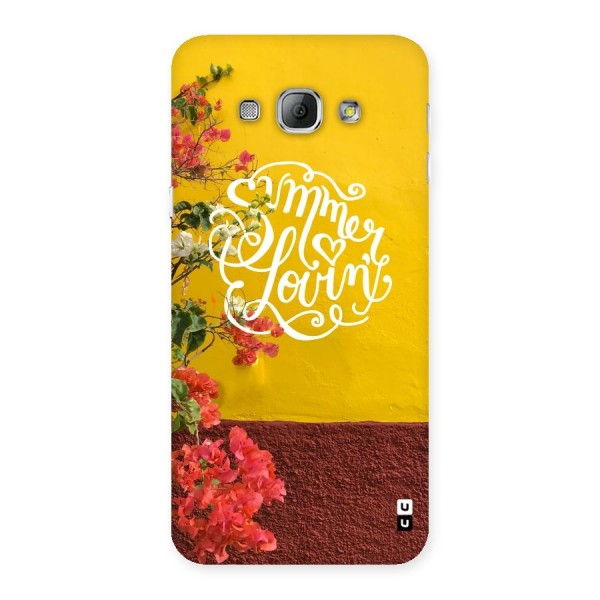 Summer Lovin Back Case for Galaxy A8