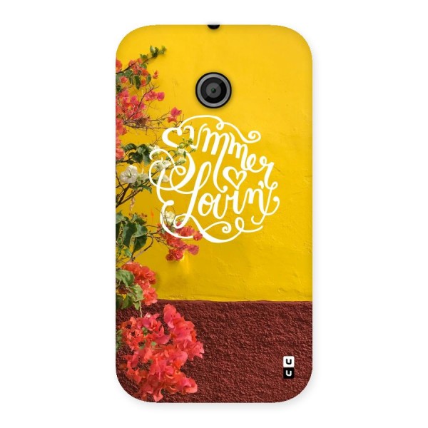 Summer Lovin Back Case for Moto E