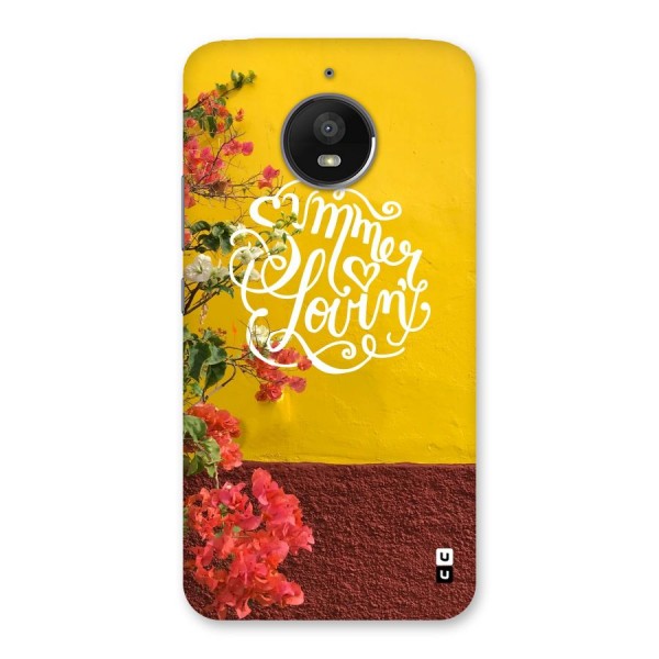 Summer Lovin Back Case for Moto E4 Plus