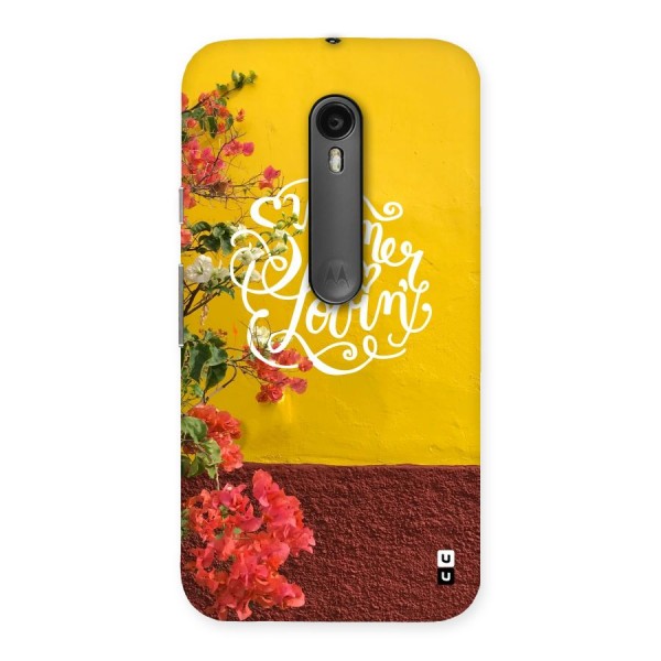 Summer Lovin Back Case for Moto G3