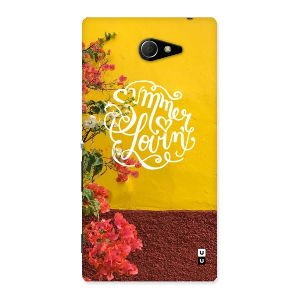 Summer Lovin Back Case for Sony Xperia M2