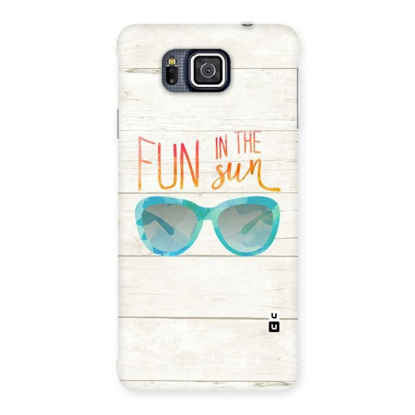 Sun Fun Back Case for Galaxy Alpha