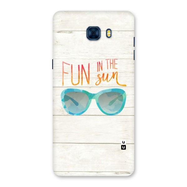 Sun Fun Back Case for Galaxy C7 Pro