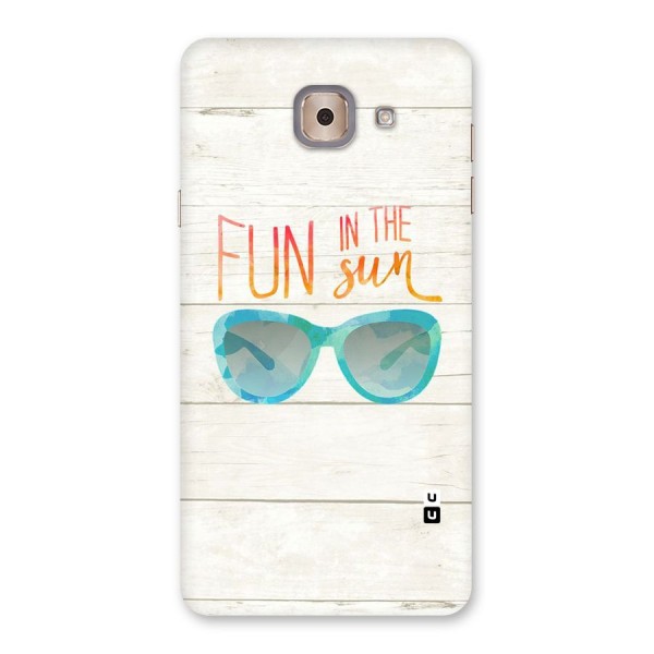 Sun Fun Back Case for Galaxy J7 Max