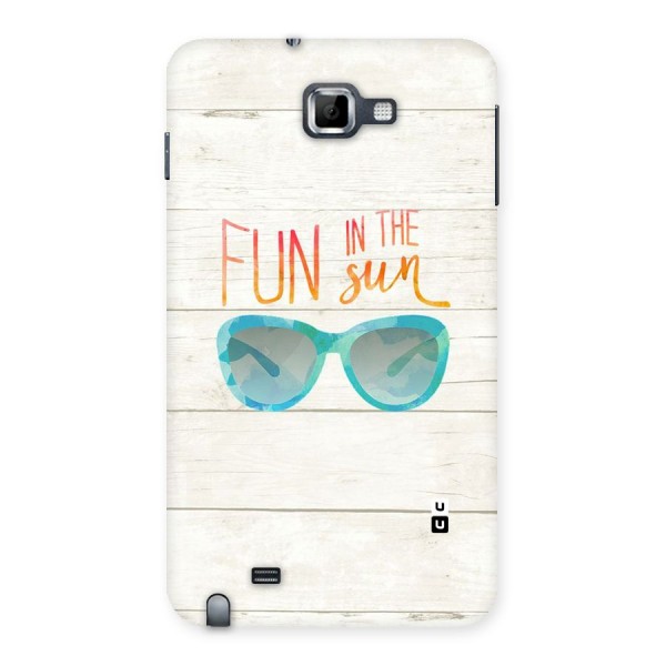 Sun Fun Back Case for Galaxy Note