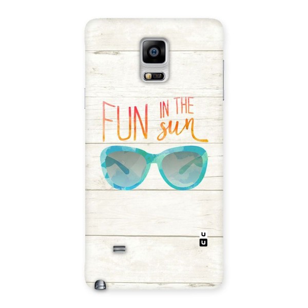 Sun Fun Back Case for Galaxy Note 4