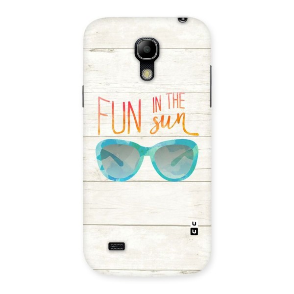 Sun Fun Back Case for Galaxy S4 Mini