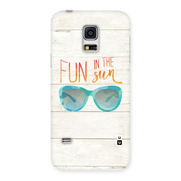 Sun Fun Back Case for Galaxy S5 Mini