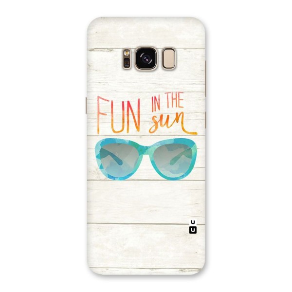 Sun Fun Back Case for Galaxy S8