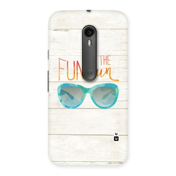 Sun Fun Back Case for Moto G3