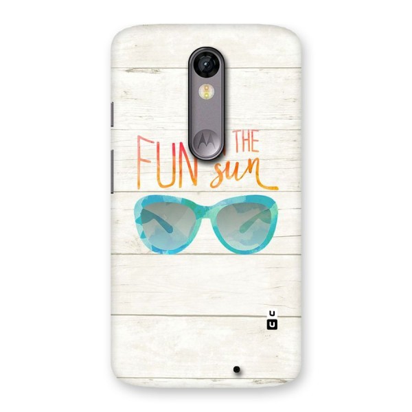 Sun Fun Back Case for Moto X Force