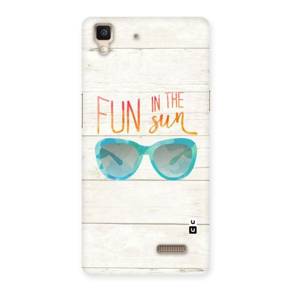 Sun Fun Back Case for Oppo R7