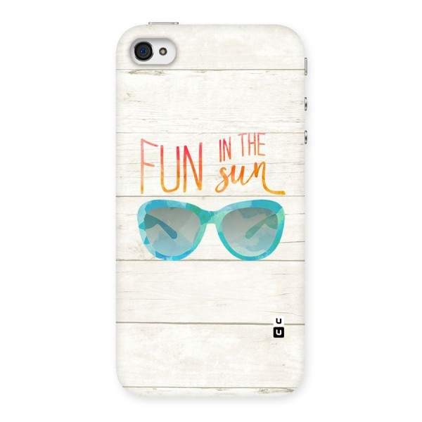 Sun Fun Back Case for iPhone 4 4s